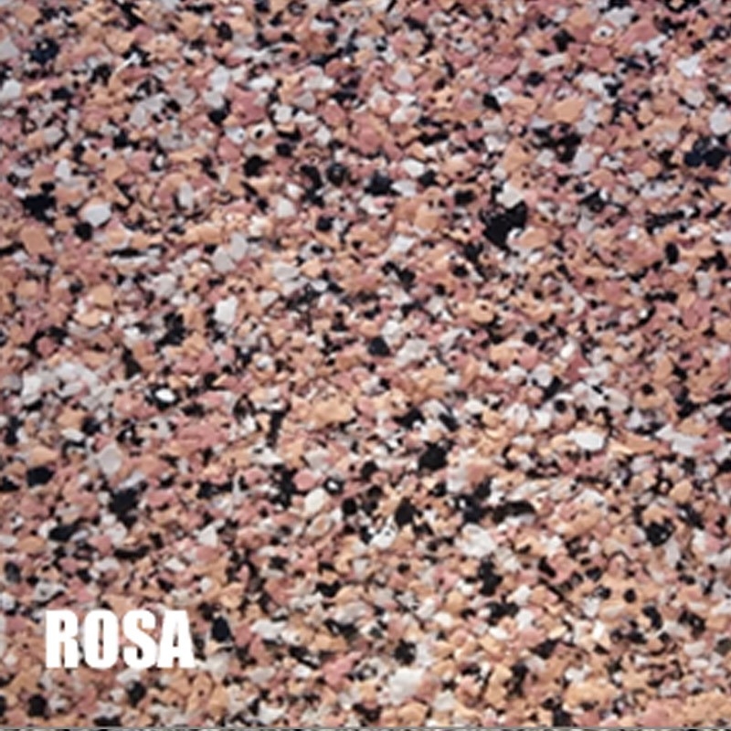 Polipiedra textura rosa porriño: revestimiento impermeable decorativo