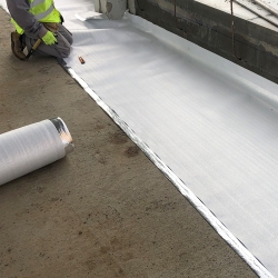 Lámina anti-radón para reducir la entrada de gas radón