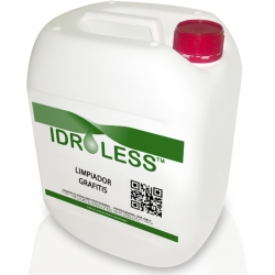 Limpiador de grafitis de Idroless para pintadas en paredes y mobiliario urbano