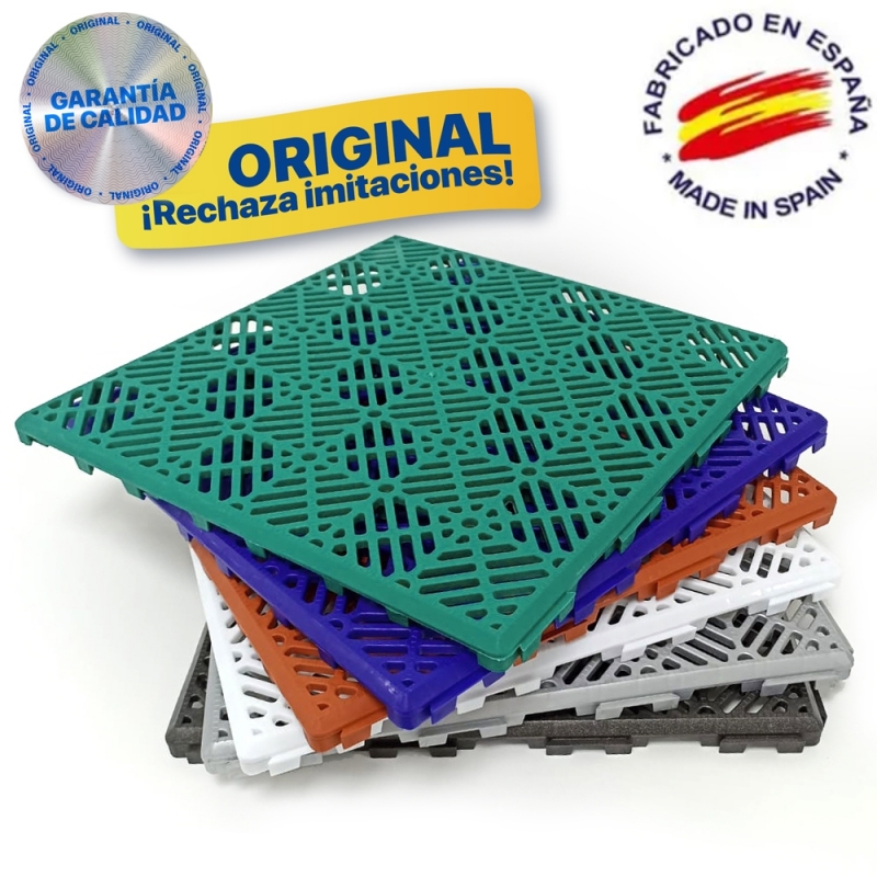 Losetas antihumedad autoventiladas para suelos elevados