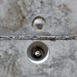 Tapón tubo pasante para desencofrado de hormigón