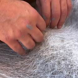 Rollo de fibra de vidrio Sopgal para impermeabilización de paredes y fachadas