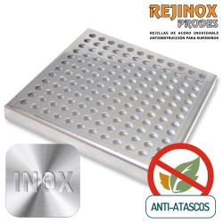 Rejilla Planta Rejinox Prodes con Sistema antiatascos patentado