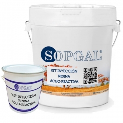 Resina Acuorreactiva de poliuretano para inyecciones Sopgal