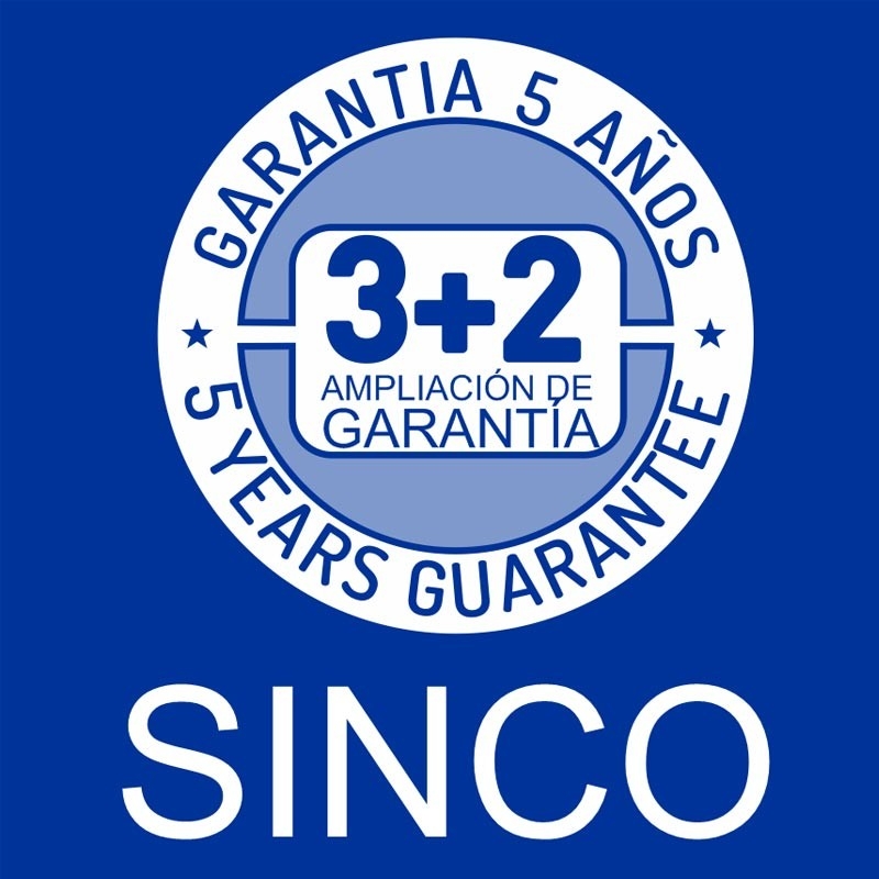 Extensión de Garantía SINCO + 2 Años.