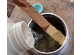 Disolventes para reducir la viscosidad en la pintura para mayor agarre